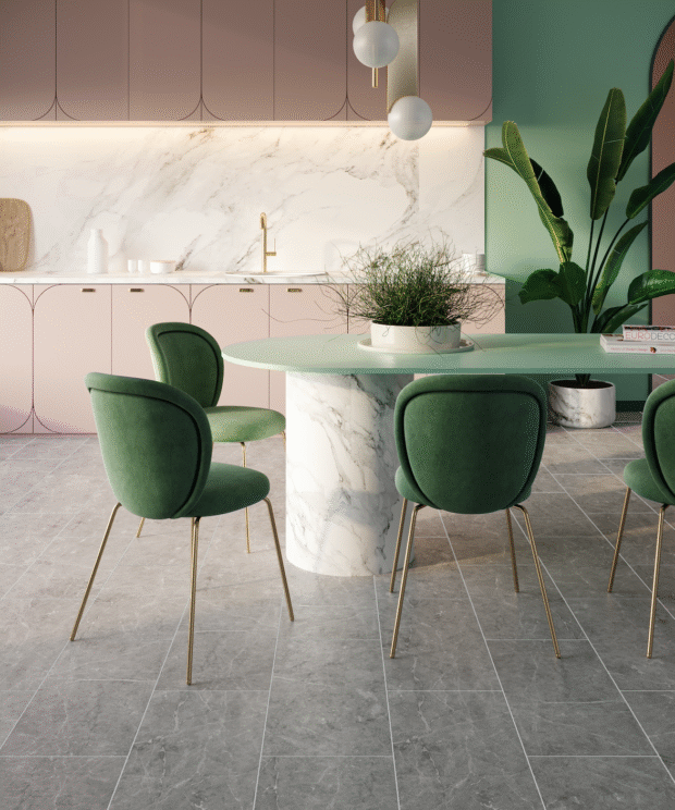 Hudson Stone LVT Kitchen Glasgow