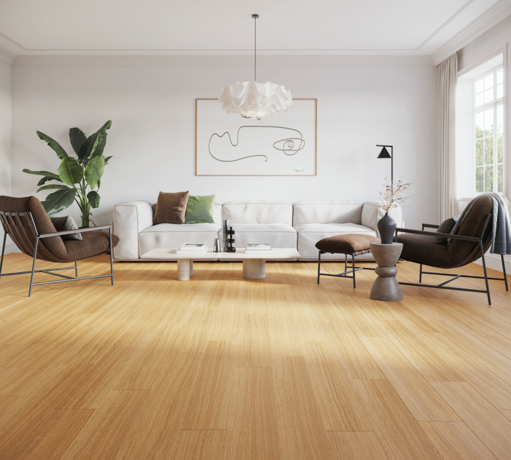 Natural Teak LVT Glasgow living room