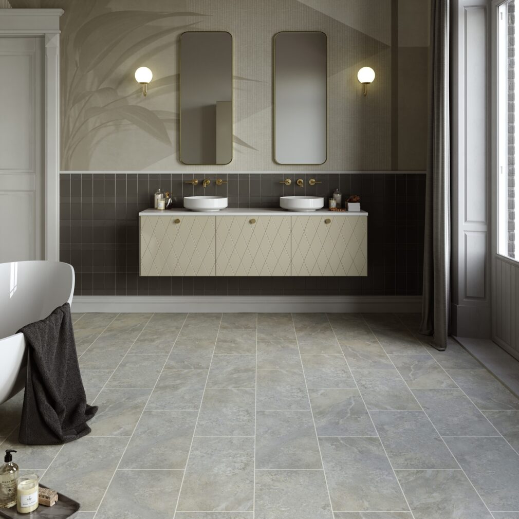 York Stone LVT Bathroom Glasgow Showroom