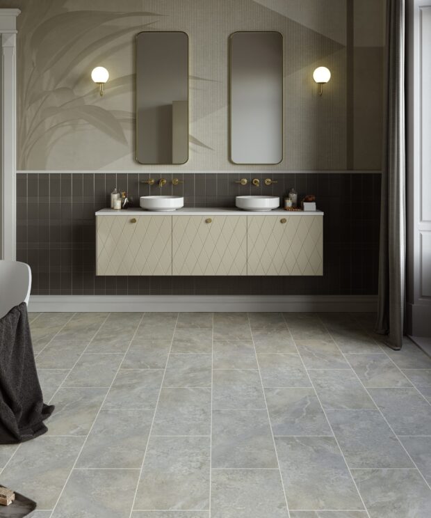 York Stone LVT Bathroom Glasgow Showroom