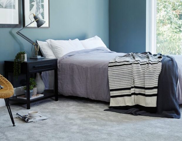 Apollo Comfort Carpet Range by Cormar in a Glasgow bedroom.